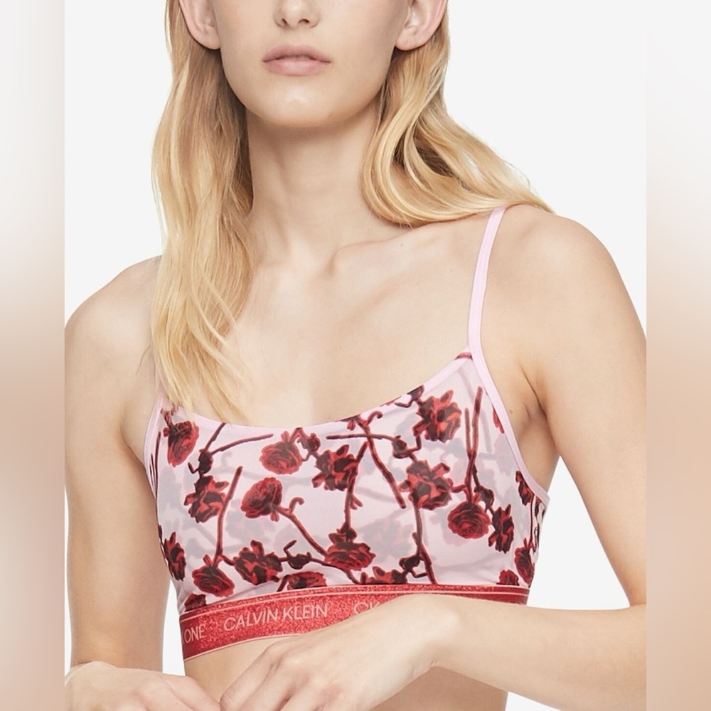 Calvin Klein | Pink Floral Bralette